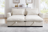 HARMONY 86" Sofa Loveseat with 2 Ottomans