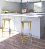 Tyson Contemporary Counter Stool with Elegant Brushed Finish - Perfect for Kitchen or Home Bar