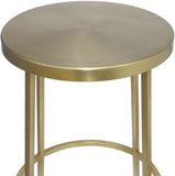 Tyson Contemporary Counter Stool with Elegant Brushed Finish - Perfect for Kitchen or Home Bar