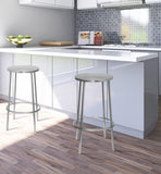 Tyson Contemporary Counter Stool with Elegant Brushed Finish - Perfect for Kitchen or Home Bar