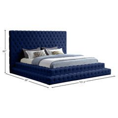 Revel Velvet King Bed