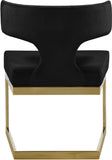 Alexandra Velvet Dining Chair - Contemporary Design with Luxurious Comfort and Durable Gold Base