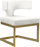 Alexandra Velvet Dining Chair - Contemporary Design with Luxurious Comfort and Durable Gold Base