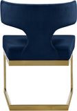 Alexandra Velvet Dining Chair - Contemporary Design with Luxurious Comfort and Durable Gold Base