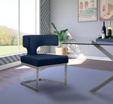 Alexandra Velvet Dining Chair - Contemporary Design with Luxurious Comfort and Durable Gold Base