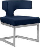 Alexandra Velvet Dining Chair - Contemporary Design with Luxurious Comfort and Durable Gold Base