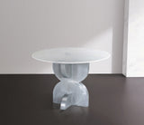 Alden Dining Table – Luxurious Marble Top with Elegant Brass Finish Base for Contemporary Style