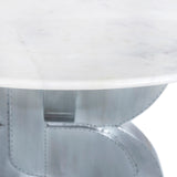 Alden Dining Table – Luxurious Marble Top with Elegant Brass Finish Base for Contemporary Style