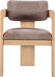 Sacha - Linen Dining Chair With Natural Base (Set of 2)