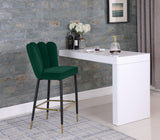 Lily Contemporary Bar Stool Set - Elegant Tufted Design with Gold-Tipped Legs for Luxe Appeal