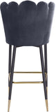 Lily Contemporary Bar Stool Set - Elegant Tufted Design with Gold-Tipped Legs for Luxe Appeal