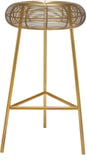 Tuscany Contemporary Counter Stool with Stylish Wire Seat for Modern Home Bar or Dining Area