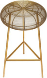 Tuscany Contemporary Counter Stool with Stylish Wire Seat for Modern Home Bar or Dining Area