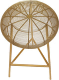 Tuscany Contemporary Counter Stool with Stylish Wire Seat for Modern Home Bar or Dining Area
