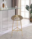 Tuscany Contemporary Counter Stool with Stylish Wire Seat for Modern Home Bar or Dining Area