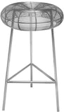 Tuscany Contemporary Counter Stool with Stylish Wire Seat for Modern Home Bar or Dining Area