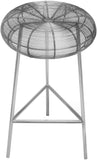 Tuscany Contemporary Counter Stool with Stylish Wire Seat for Modern Home Bar or Dining Area
