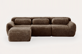 MELLOW 114" 3-Seater Sofa with 1 Ottoman