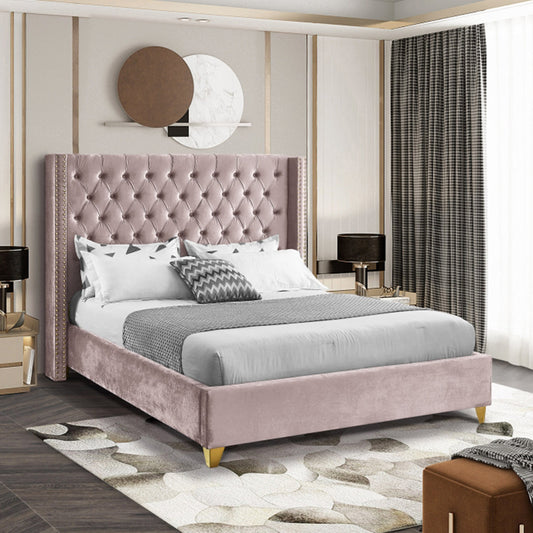 Barolo Velvet King Bed