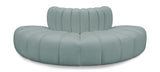Arc - Faux Leather 4 Piece Modular Sofa