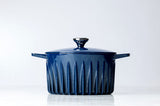 Blue Dutch oven