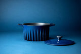 Blue Dutch oven