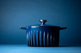 Blue Dutch oven