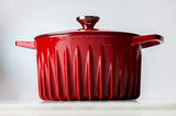 Red Dutch oven