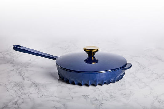 Blue Skillet with Lid