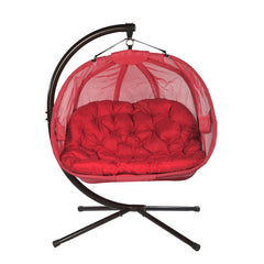 Hanging Pumpkin Patio Chair - Red