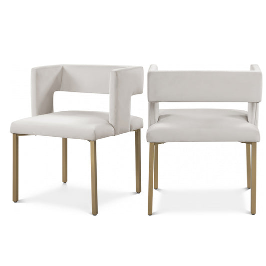 Caleb Velvet Dining Chair