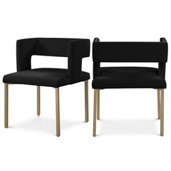 Caleb Velvet Dining Chair