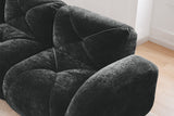 MYLO 110" 3-Seater Sofa with 2 Ottomans