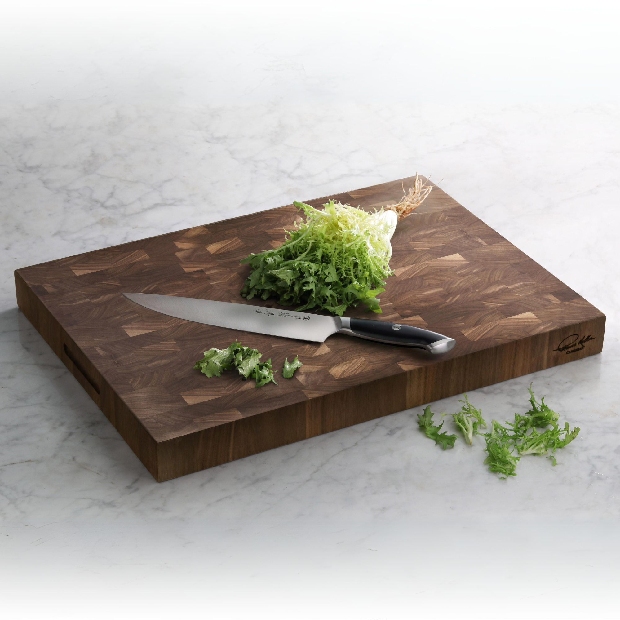 TKSC Walnut End-Grain Cutting Board, 16x22x2.0", Thomas Keller Signature Collection, Crafted in USA, 1022360