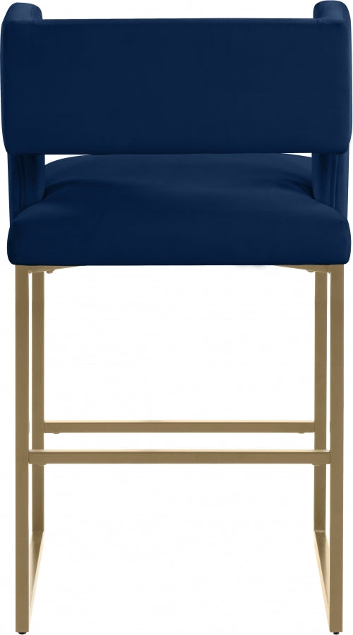 Caleb Velvet Counter Stool