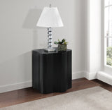 Zaire End Table - Art Deco Elegance with Unique Wood Grain, Perfect for Modern Living Spaces