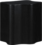 Zaire End Table - Art Deco Elegance with Unique Wood Grain, Perfect for Modern Living Spaces
