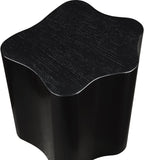 Zaire End Table - Art Deco Elegance with Unique Wood Grain, Perfect for Modern Living Spaces