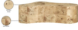 Zaire Coffee Table - Stunning Art Deco Design with Solid Wood and Elegant Finish for Modern Spaces