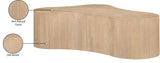 Zaire Coffee Table - Stunning Art Deco Design with Solid Wood and Elegant Finish for Modern Spaces