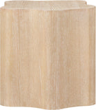 Zaire End Table - Art Deco Elegance with Unique Wood Grain, Perfect for Modern Living Spaces