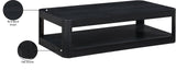 Reeves Coffee Table - Elegant Art Deco Design with Sturdy Solid Wood and MDF Construction for Modern Homes