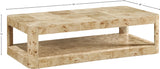 Reeves Coffee Table - Elegant Art Deco Design with Sturdy Solid Wood and MDF Construction for Modern Homes