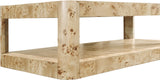 Reeves Coffee Table - Elegant Art Deco Design with Sturdy Solid Wood and MDF Construction for Modern Homes