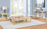 Reeves Coffee Table - Elegant Art Deco Design with Sturdy Solid Wood and MDF Construction for Modern Homes