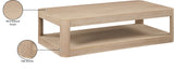 Reeves Coffee Table - Elegant Art Deco Design with Sturdy Solid Wood and MDF Construction for Modern Homes