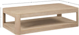 Reeves Coffee Table - Elegant Art Deco Design with Sturdy Solid Wood and MDF Construction for Modern Homes