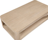 Reeves Coffee Table - Elegant Art Deco Design with Sturdy Solid Wood and MDF Construction for Modern Homes