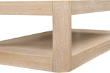 Reeves Coffee Table - Elegant Art Deco Design with Sturdy Solid Wood and MDF Construction for Modern Homes