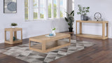 Reeves Coffee Table - Elegant Art Deco Design with Sturdy Solid Wood and MDF Construction for Modern Homes